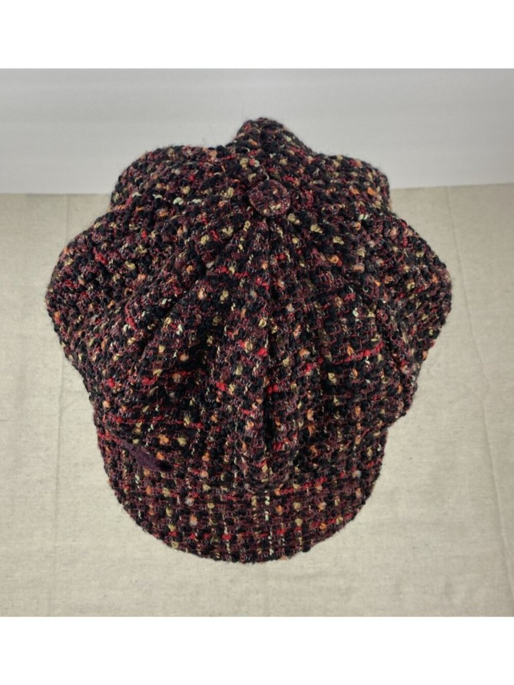 Giuliana Women’s Newsboy Multi-Colored Hat~Stretch Band~Made In Italy Adorable!! - Picture 7 of 12